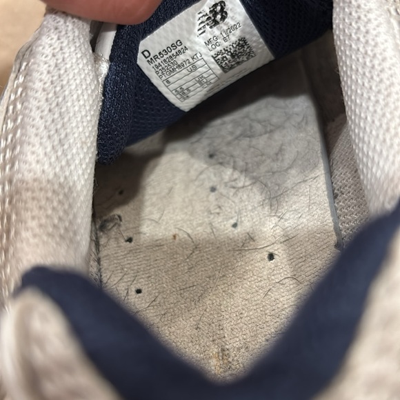New Balance 530 Navy and Silver Retro Runner Casual Lifestyle Sneaker - Picture 8 of 8